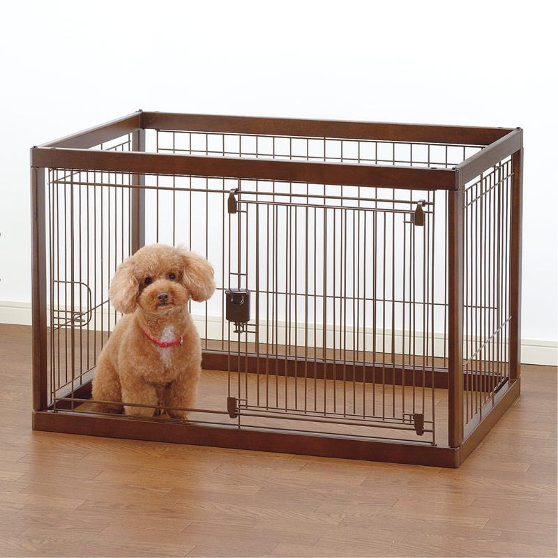 犬 ケージ 木製ペットサークル 90-60 おしゃれ ゲージ  犬サークル 犬ケージ 室内 リッチェル | リッチェル | 03