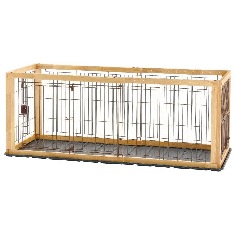 リッチェル 犬 ケージ 木製スライドペットサークル レギュラー