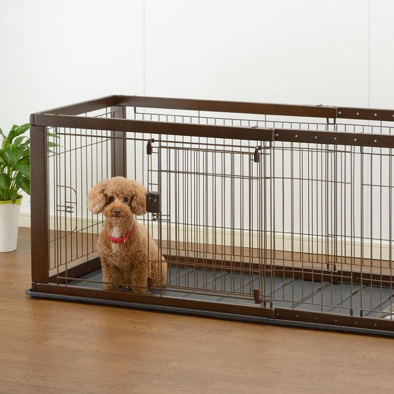 リッチェル（Richell） 犬 ケージ 木製スライドペットサークル