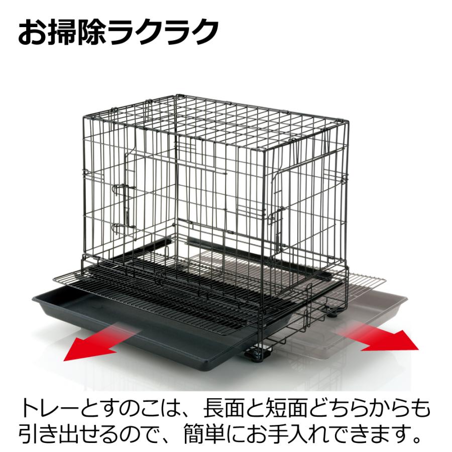 ペットケージ 折りたたみ プロフェッショナルペットケージ XL  犬 ドライブ 防災グッズ リッチェル | リッチェル | 04