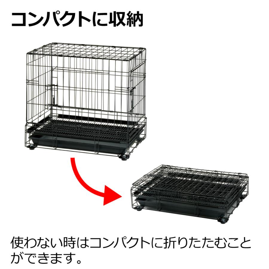 ペットケージ 折りたたみ プロフェッショナルペットケージ XL  犬 ドライブ 防災グッズ リッチェル | リッチェル | 06