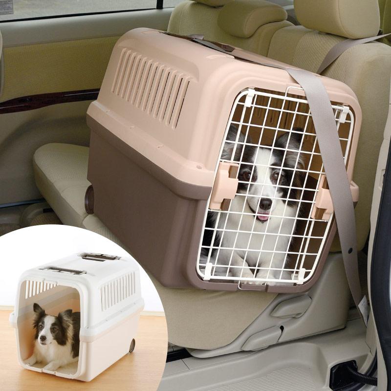 犬 キャリーバッグ キャンピングキャリー L ケース 防災グッズ ペット ハード クレート リッチェル | リッチェル | 07