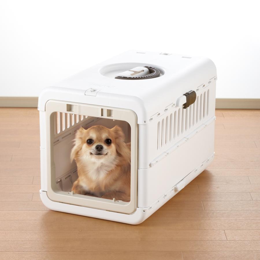 犬 キャンピングキャリー 折りたたみ S クレート ケース うさぎ 猫 防災 ペット ハード リッチェル | リッチェル | 05