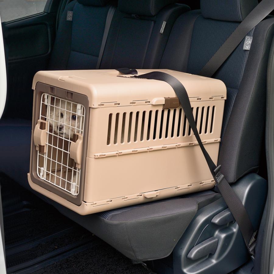 犬 バッグ キャンピングキャリー 折りたたみ M ケース 犬 防災 クレート ペット ハード リッチェル | リッチェル | 06