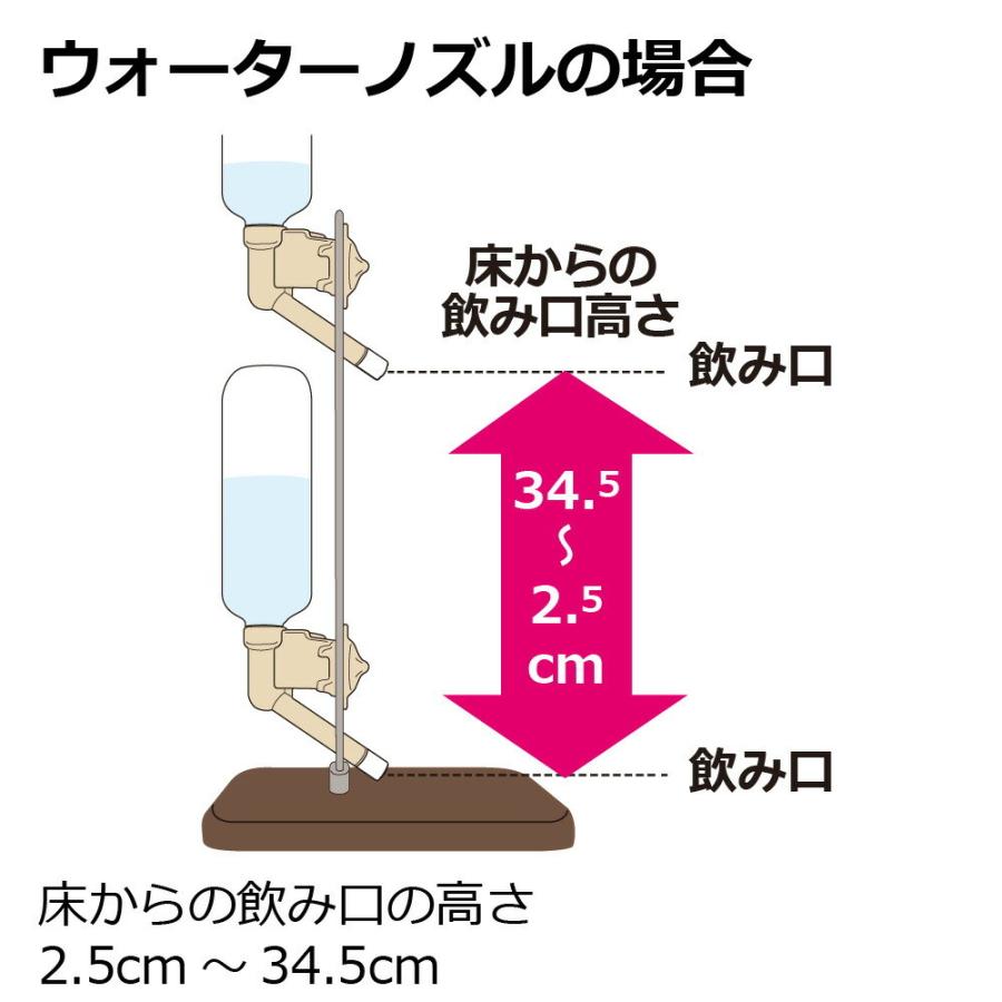 犬 水飲み Nウォータースタンド リッチェル 公式 猫 高さ調節 給水 器 ボトルスタンド ペット用 おしゃれ | リッチェル | 06