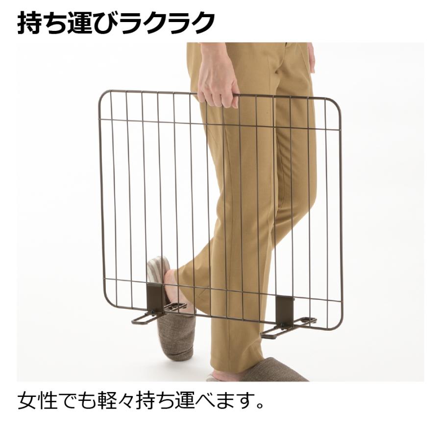 ペットゲート 置くだけ スタンド簡易ペットゲート 60 犬 置き型 軽量 フェンス 室内 ペットフェンス | リッチェル | 04