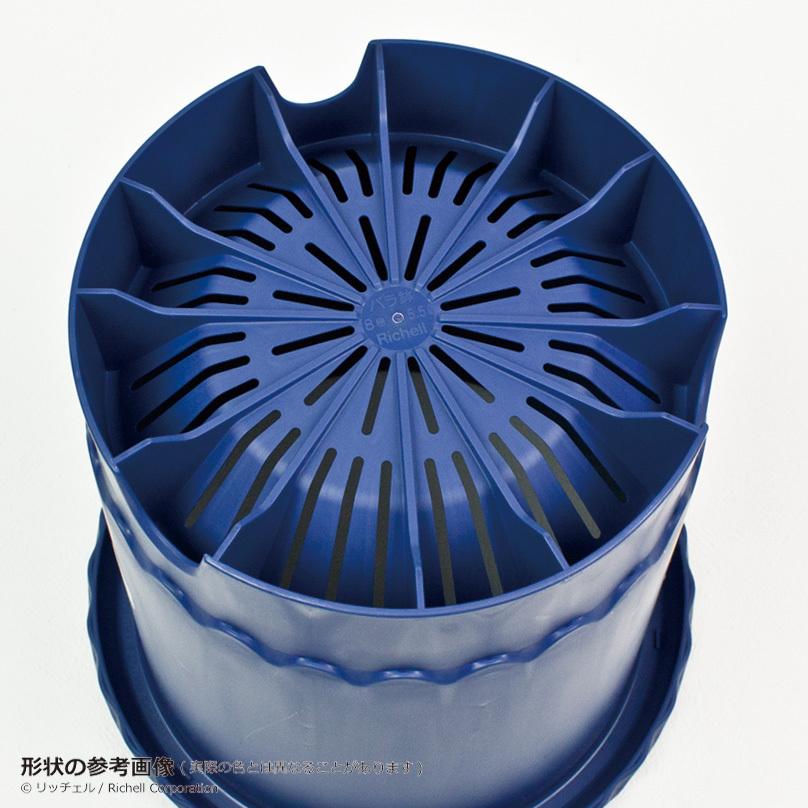 鉢 植え バラ鉢 8号 リッチェル プランター おしゃれ バラ 花 栽培 丸 型 植木 鉢 ガーデ ン ニング | リッチェル | 09