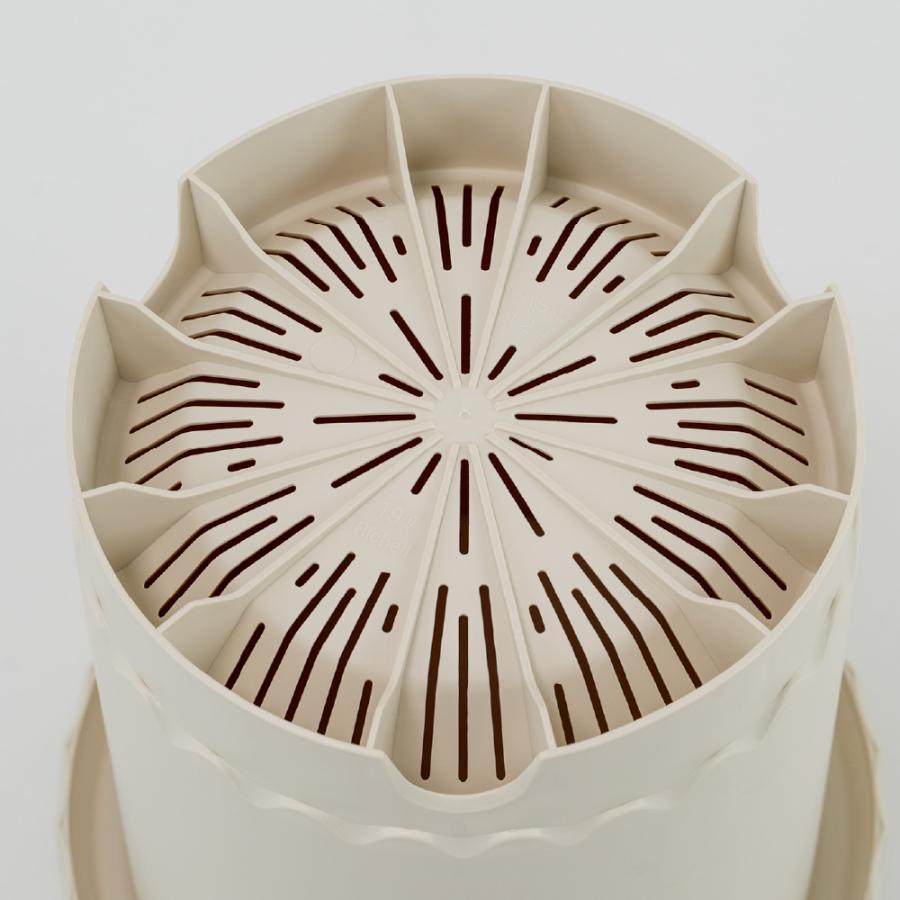 ES バラ鉢 8号 園芸 ガーデン ガーデニング 植木 鉢 ポット おしゃれ ボタニカル プラスチック クリスマスローズ 母の日 リッチェル公式ショップ Richell | リッチェル | 08