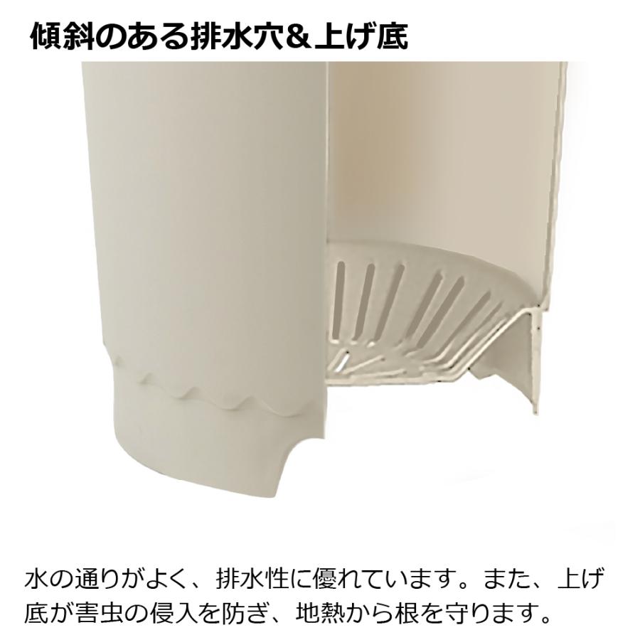 ES バラ鉢 10号 園芸 ガーデン ガーデニング 植木 鉢 ポット おしゃれ ボタニカル プラスチック クリスマスローズ 母の日 リッチェル公式ショップ Richell | リッチェル | 04