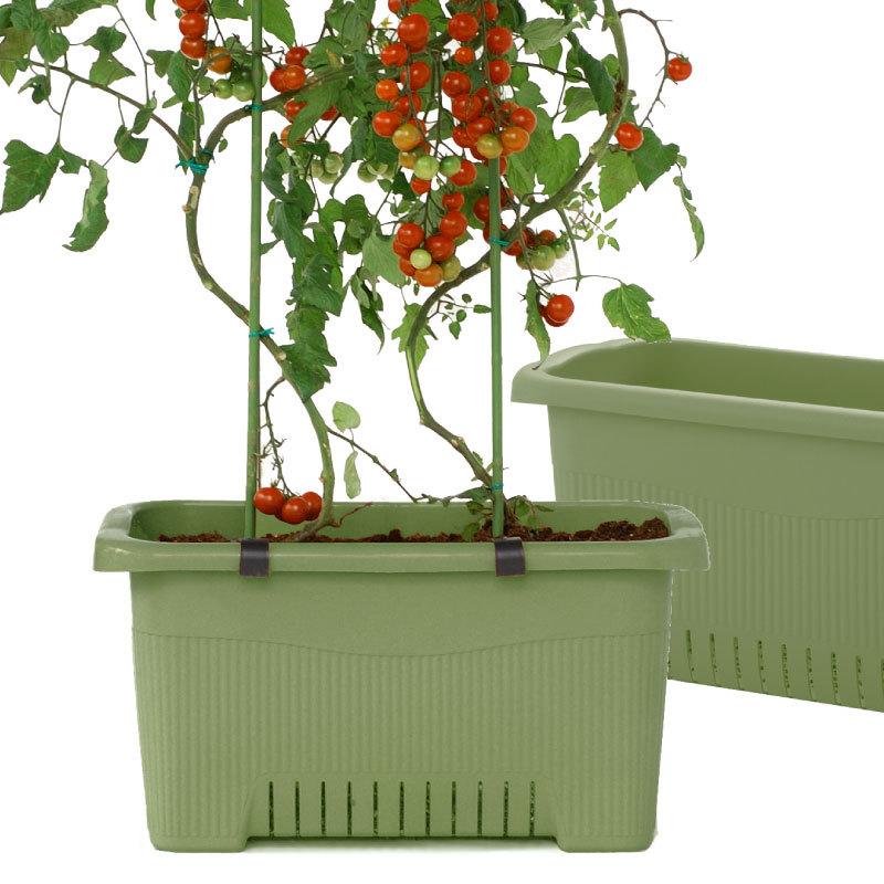 プランター 長方形 菜園上手 63型N リッチェル おしゃれ ガーデ ン ニング 植木 鉢 家庭 菜園 屋外 野菜 | リッチェル | 02