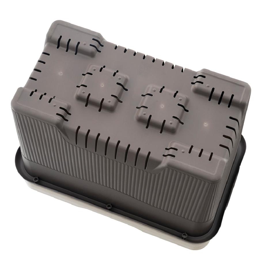 プランター 長方形 菜園上手 ジャンボ 65型 リッチェル 植木 鉢 菜園 大型 深さ 30cm おしゃれ 屋外 家庭 | リッチェル | 03