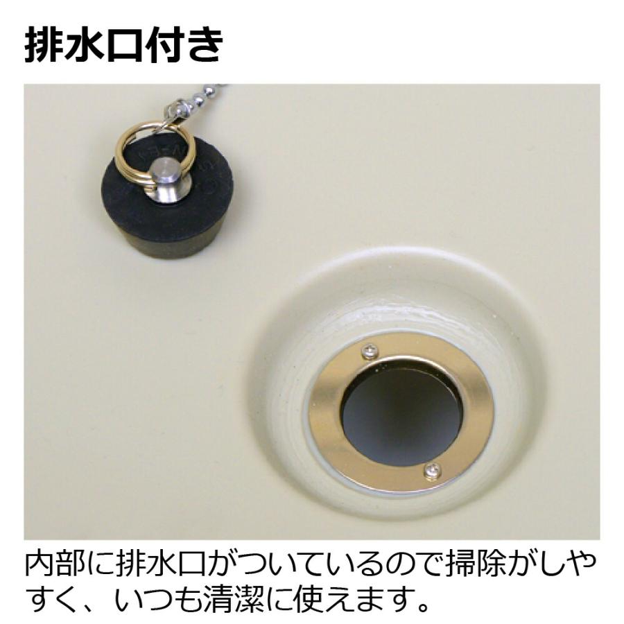 ゴミ箱 屋外 ワイドペールST 1200 キャスター付き 大型 ステーション 収納 ボックス コンテナ リッチェル | リッチェル | 08