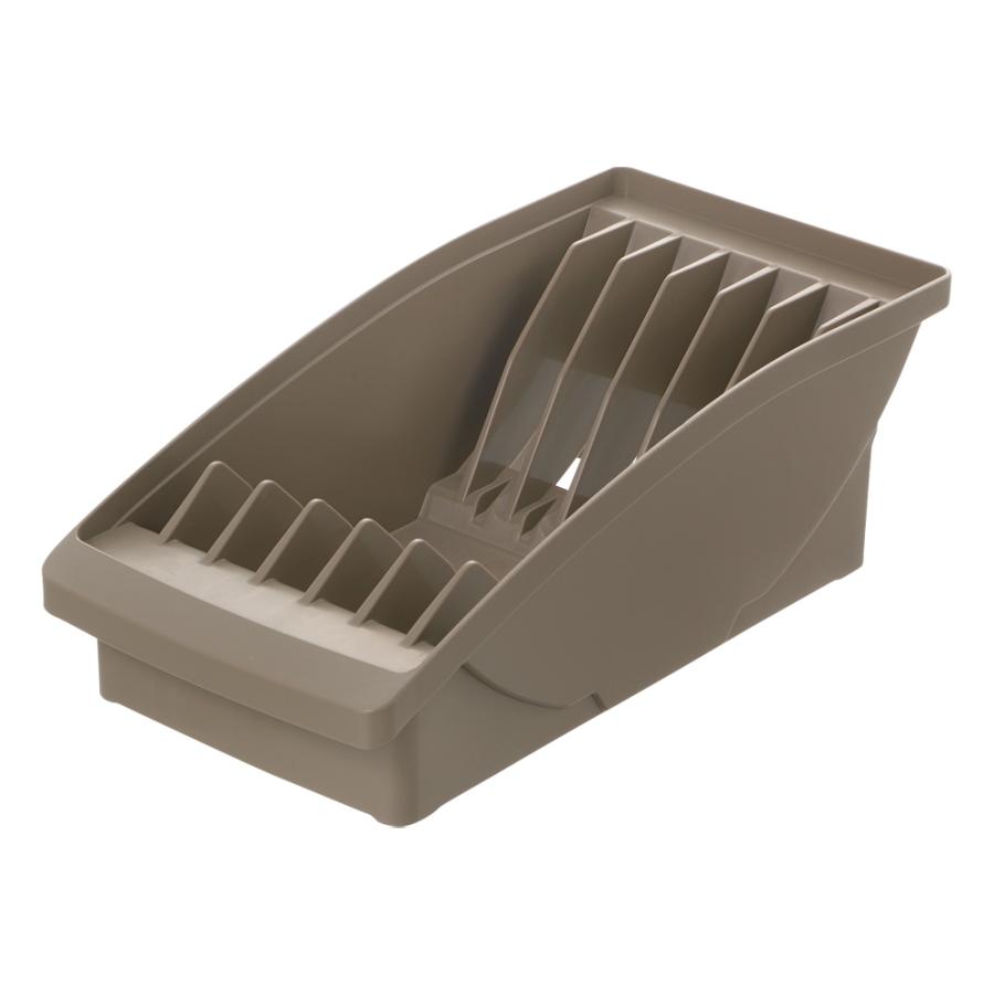 キッチン 収納 トトノ 棚置き用 ディッシュスタンドR ワイド リッチェル キッチン収納ケース 食器収納ケース お皿立て | リッチェル | 04