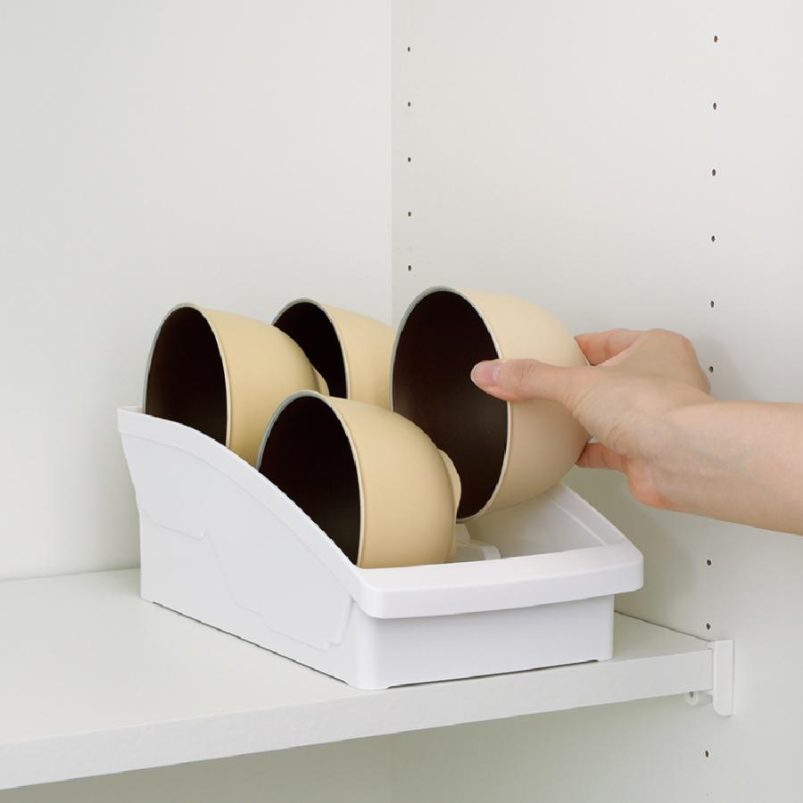 キッチン 収納 トトノ 棚置き用 お椀スタンドR リッチェル キッチン収納ケース 食器収納ケース お椀立て | リッチェル | 07