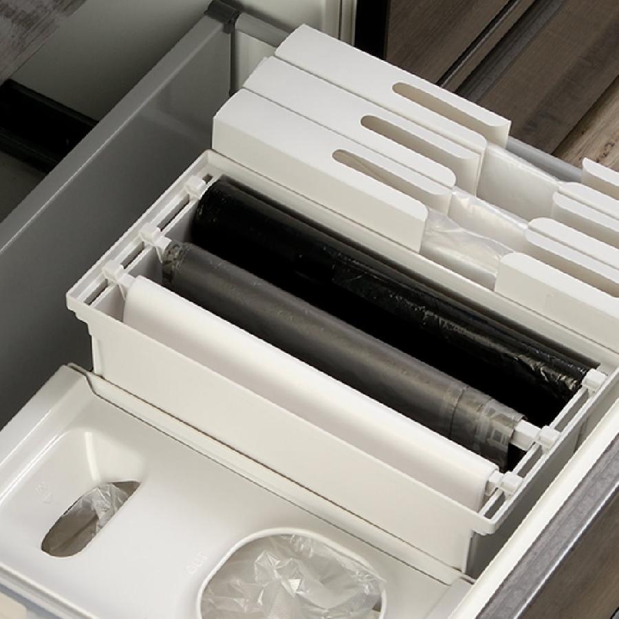 キッチン 収納 トトノ 引き出し用 ゴミ袋ストッカーR リッチェル キッチン収納ケース ゴミ袋収納ケース | リッチェル | 03