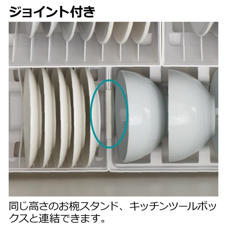 らに様 リッチェル 引き出し用ディッシュスタンドミニ レギュラー お椀セット リッチェル キッチン 収納 トトノ 引き出し用 ディッシュ
