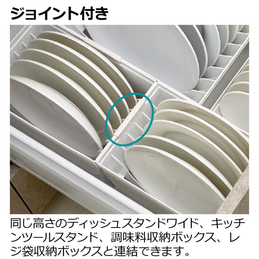 キッチン 収納 トトノ 引き出し用 ディッシュスタンドR レギュラー リッチェル キッチン収納ケース 食器収納ケース お皿立て | リッチェル | 06