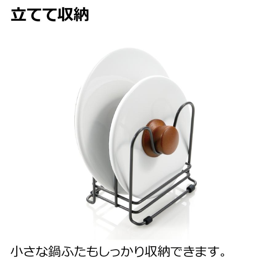 キッチン 収納 トトノ 引き出し用 鍋ふたスタンドR リッチェル キッチン収納ケース 鍋ふた立て | リッチェル | 05