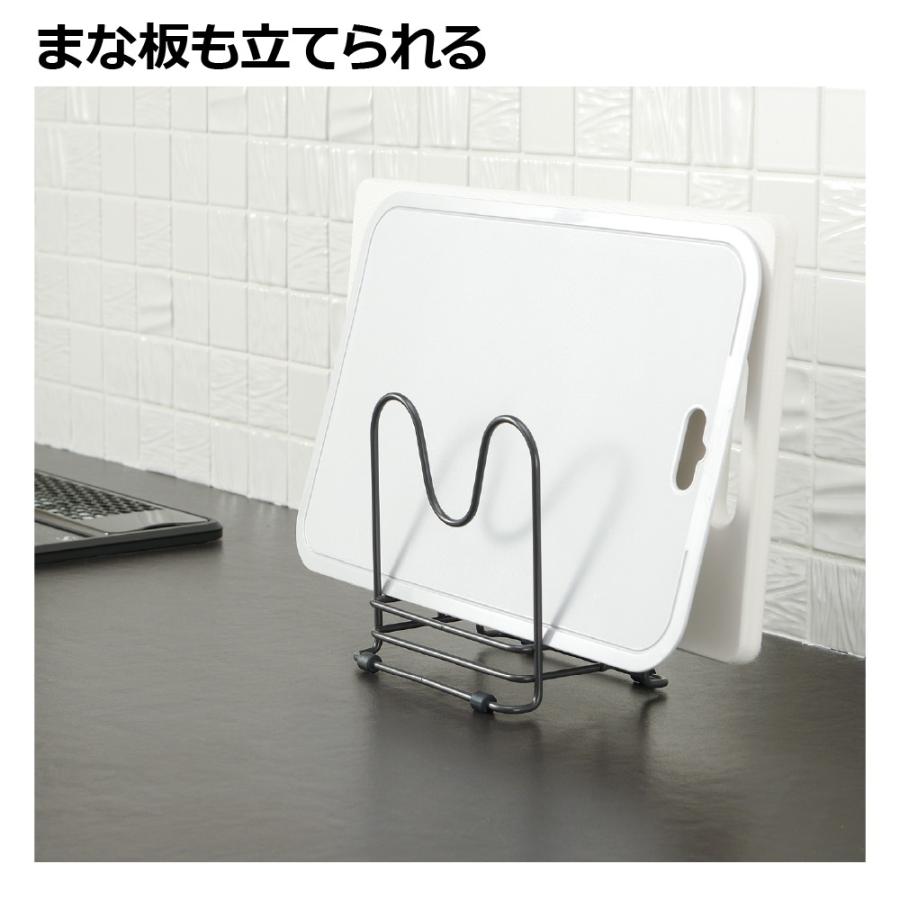 キッチン 収納 トトノ 引き出し用 鍋ふたスタンドR リッチェル キッチン収納ケース 鍋ふた立て | リッチェル | 06