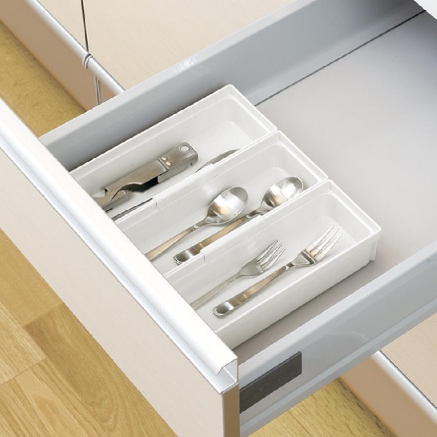 キッチン 収納 トトノ 引き出し用 カトラリーポケットR ミニ リッチェル キッチン収納ケース お箸収納ケース | リッチェル | 03