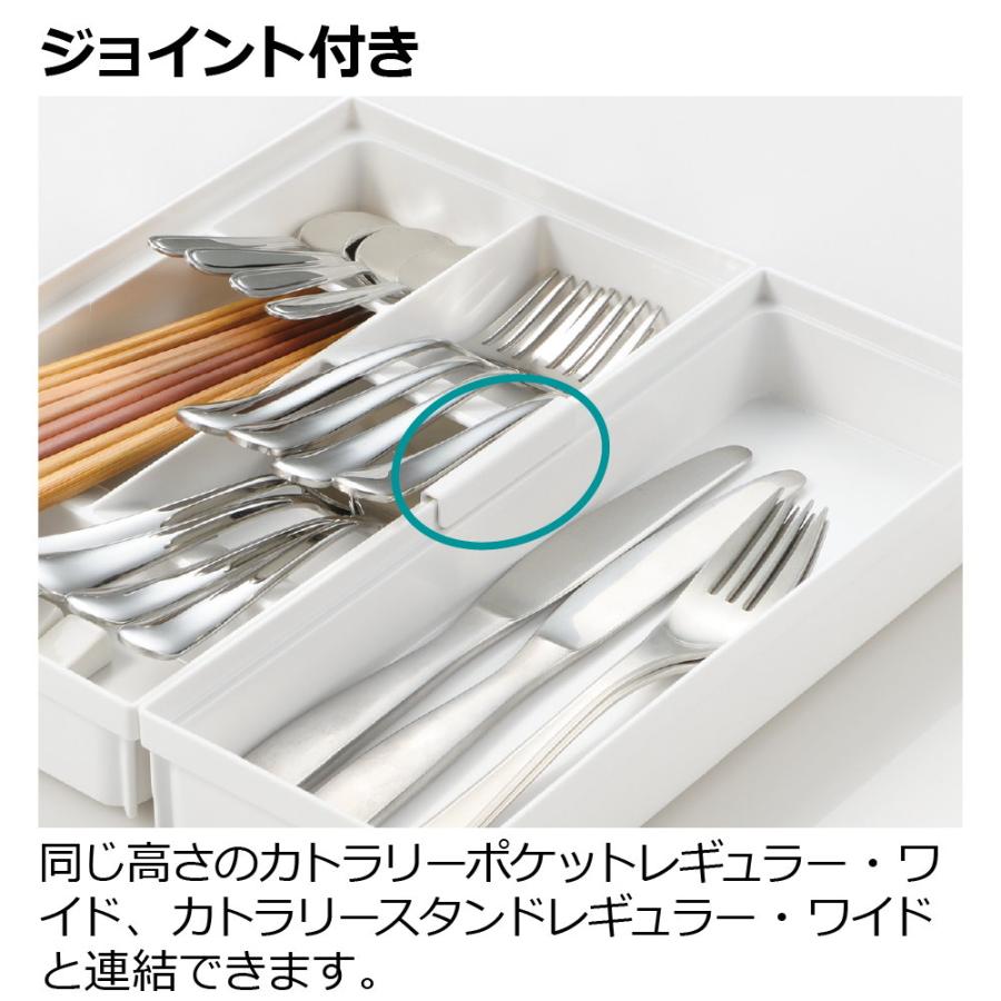 キッチン 収納 トトノ 引き出し用 カトラリーポケットR ミニ リッチェル キッチン収納ケース お箸収納ケース | リッチェル | 06