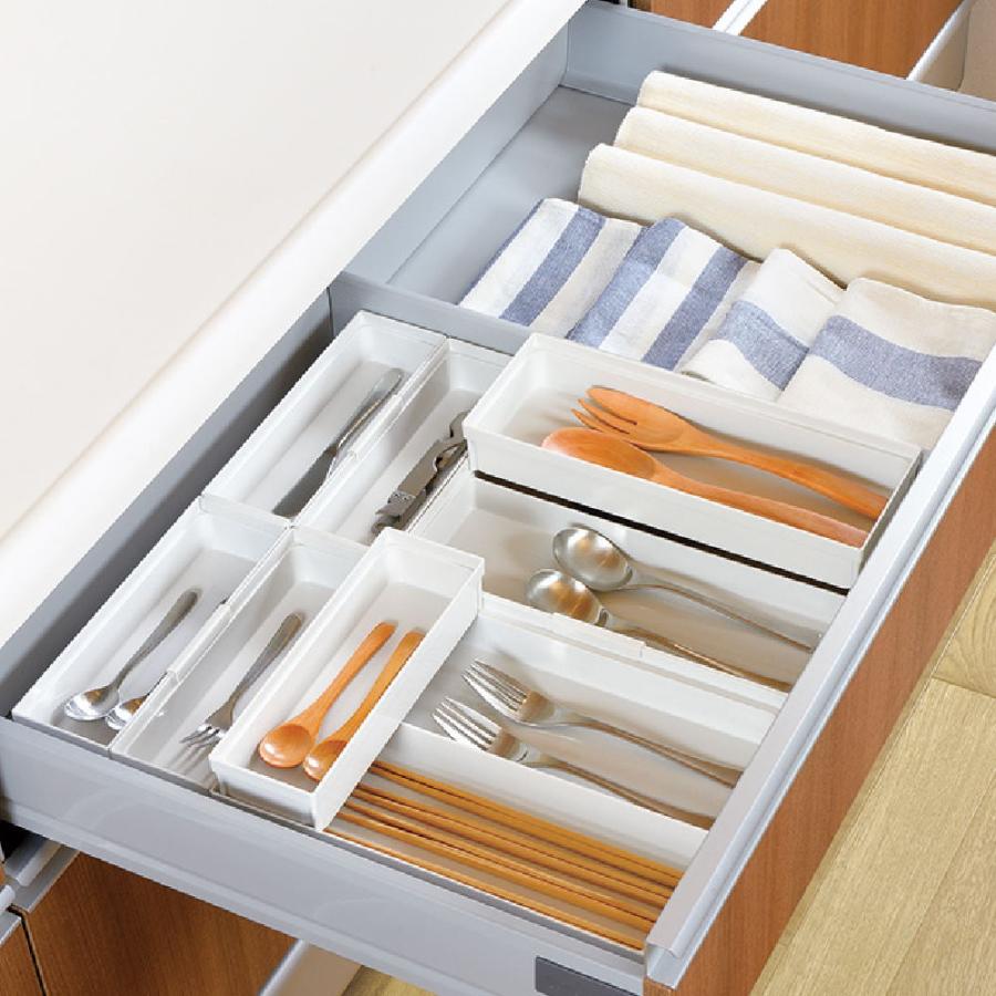 キッチン 収納 トトノ 引き出し用 カトラリーポケットR レギュラー リッチェル キッチン収納ケース お箸収納ケース | リッチェル | 02