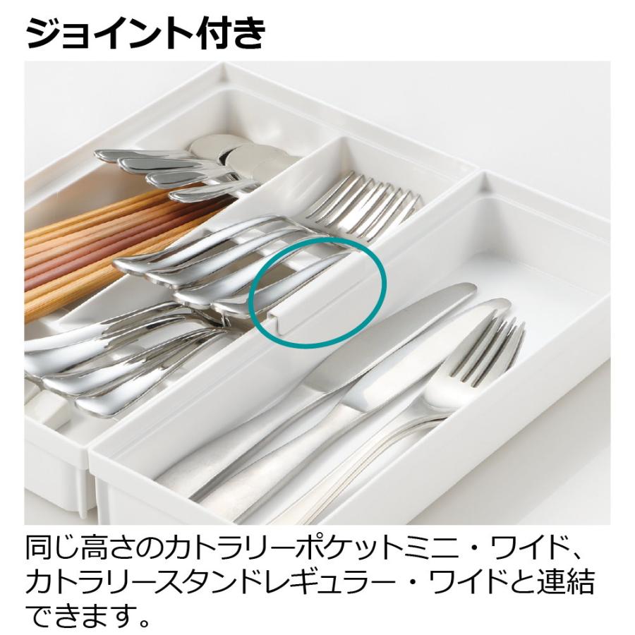 キッチン 収納 トトノ 引き出し用 カトラリーポケットR レギュラー リッチェル キッチン収納ケース お箸収納ケース | リッチェル | 06