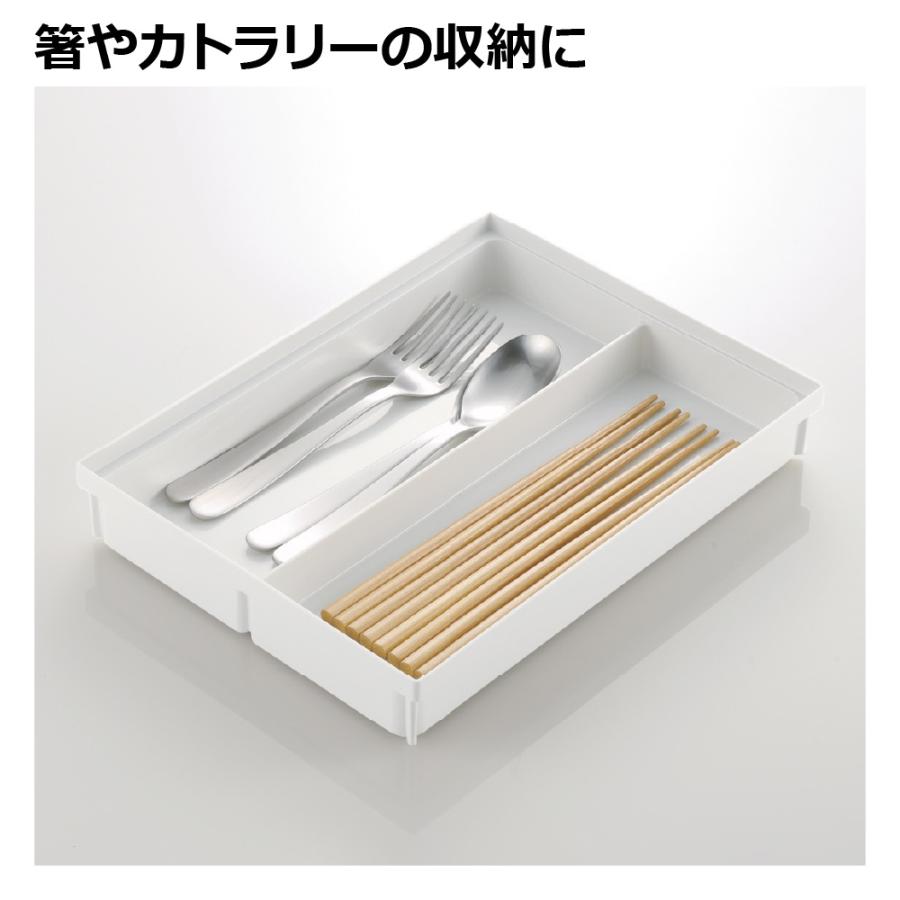 キッチン 収納 トトノ 引き出し用 カトラリーポケットR ワイド リッチェル キッチン収納ケース お箸収納ケース | リッチェル | 04