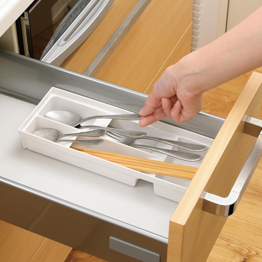 キッチン 収納 トトノ 引き出し用 カトラリースタンドR レギュラー リッチェル キッチン収納ケース お箸収納ケース | リッチェル | 02