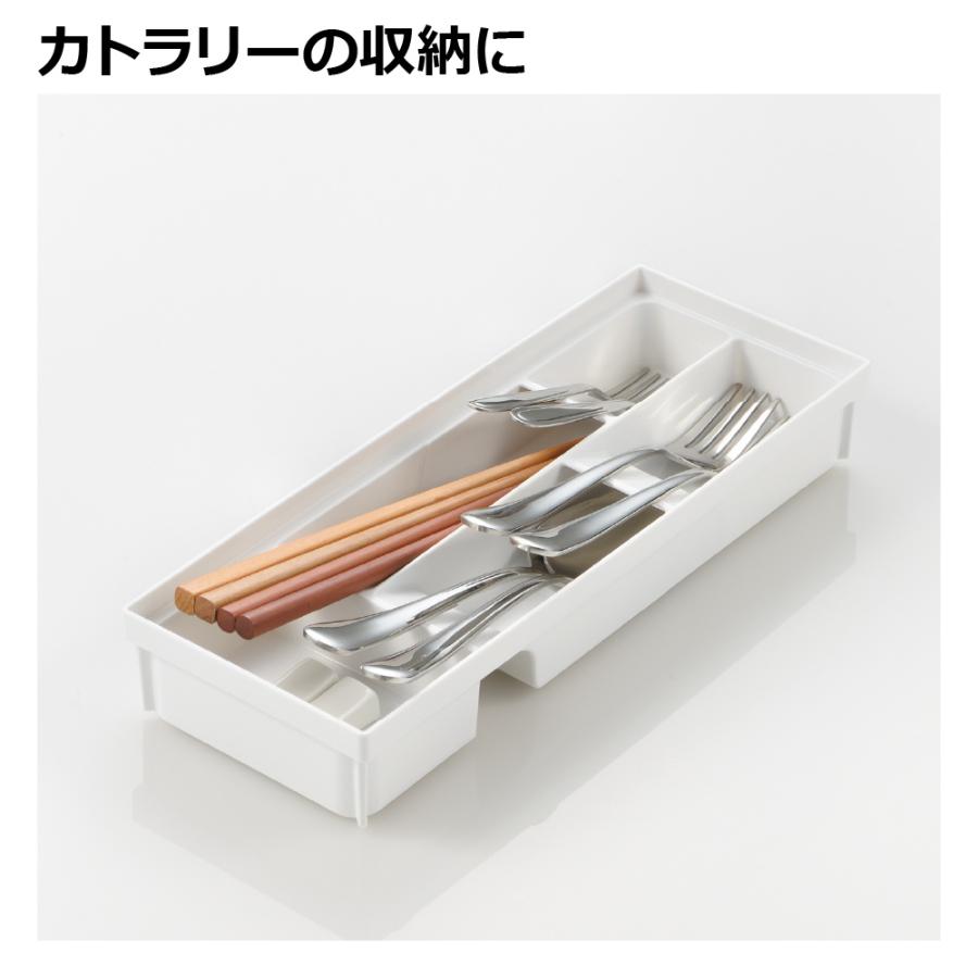 キッチン 収納 トトノ 引き出し用 カトラリースタンドR レギュラー リッチェル キッチン収納ケース お箸収納ケース | リッチェル | 03