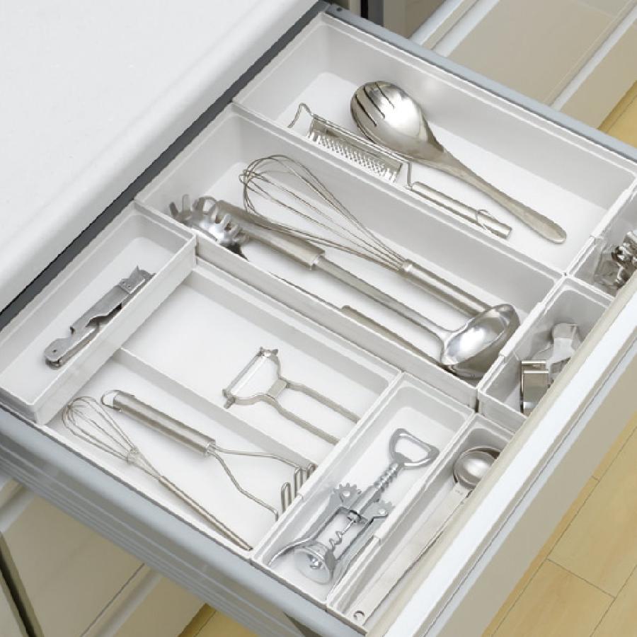 キッチン 収納 トトノ 引き出し用 キッチンツールボックスR リッチェル キッチン収納ケース キッチンツール収納ケース | リッチェル | 02