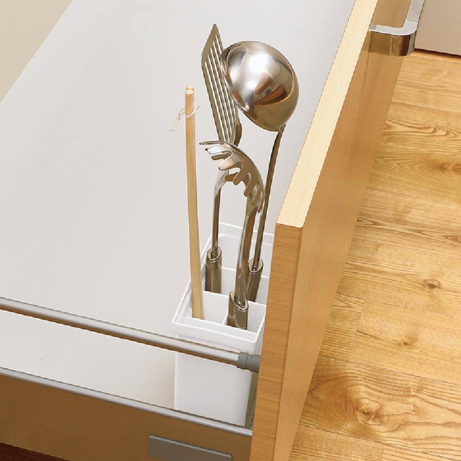 キッチン 収納 トトノ 引き出し用 キッチンツールスタンドR リッチェル キッチン収納ケース キッチンツール収納ケース | リッチェル | 04