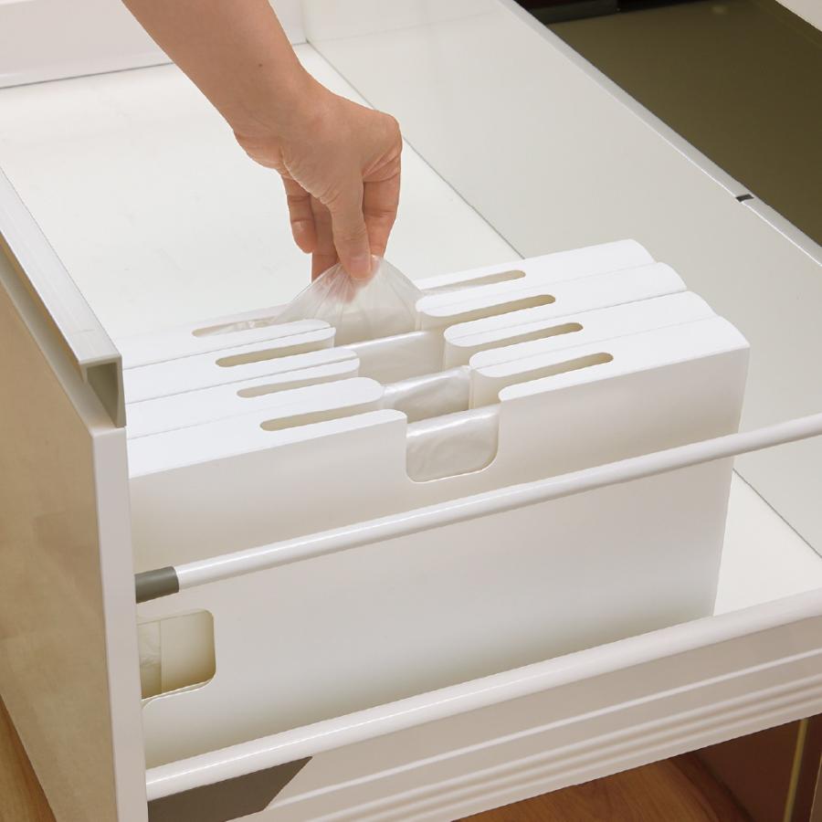 キッチン 収納 トトノ 引き出し用 ゴミ袋収納ケースR リッチェル キッチン収納ケース ゴミ袋収納ケース | リッチェル | 03