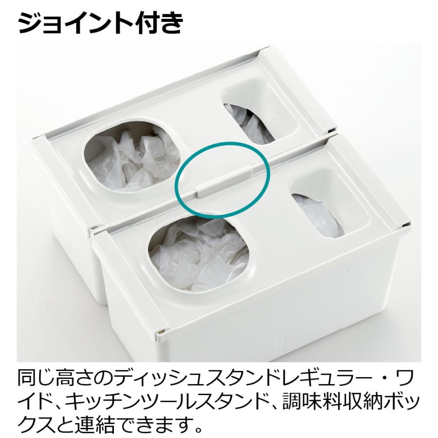 トトノ 引き出し用 レジ袋収納ボックスR レジ袋 ボックス 家庭 ハウス 用品 ビニール レジ ケース プラスチック リッチェル  公式｜richell｜09