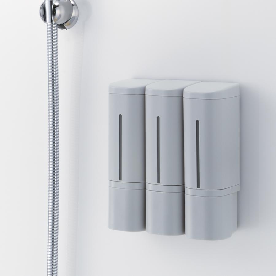 ホバー マグネットディスペンサー 500 ディスペンサー 下から出る お風呂 浮かせる 収納 詰め替え プラスチック リッチェル Richell 公式 | リッチェル | 05