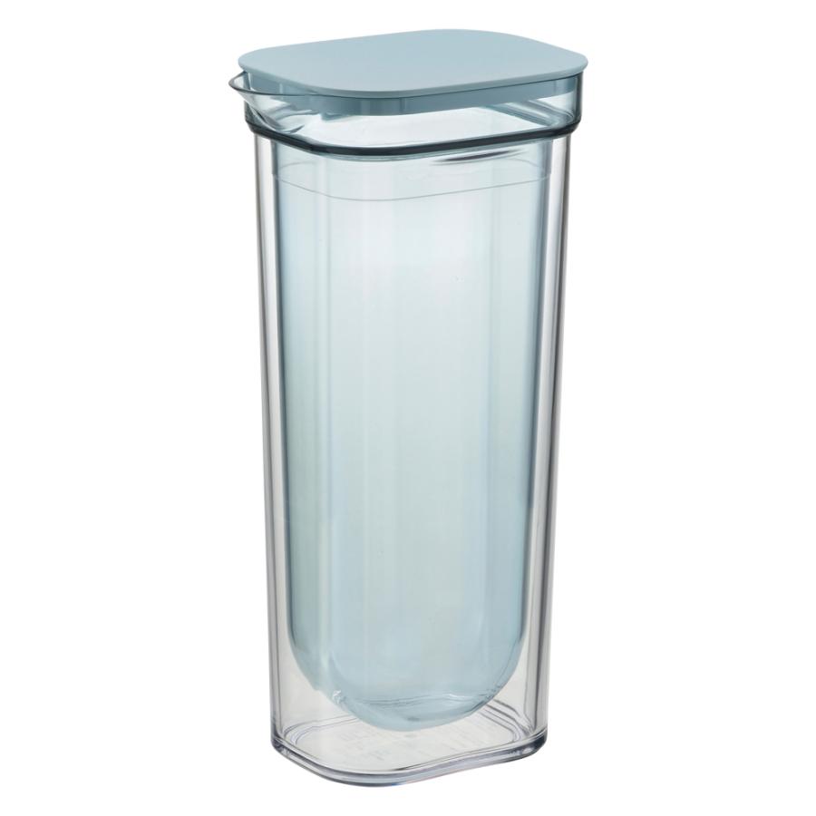 ダブルウォールカラフェ 1L 水差し ピッチャー 冷水筒 ジャグ 麦茶ポット 透明 食洗機OK リッチェル Richell 公式ショップ | リッチェル | 10