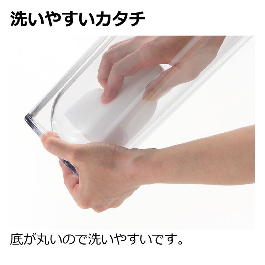 ダブルウォールカラフェ 1L 水差し ピッチャー 冷水筒 ジャグ 麦茶ポット 透明 食洗機OK リッチェル Richell 公式ショップ | リッチェル | 03