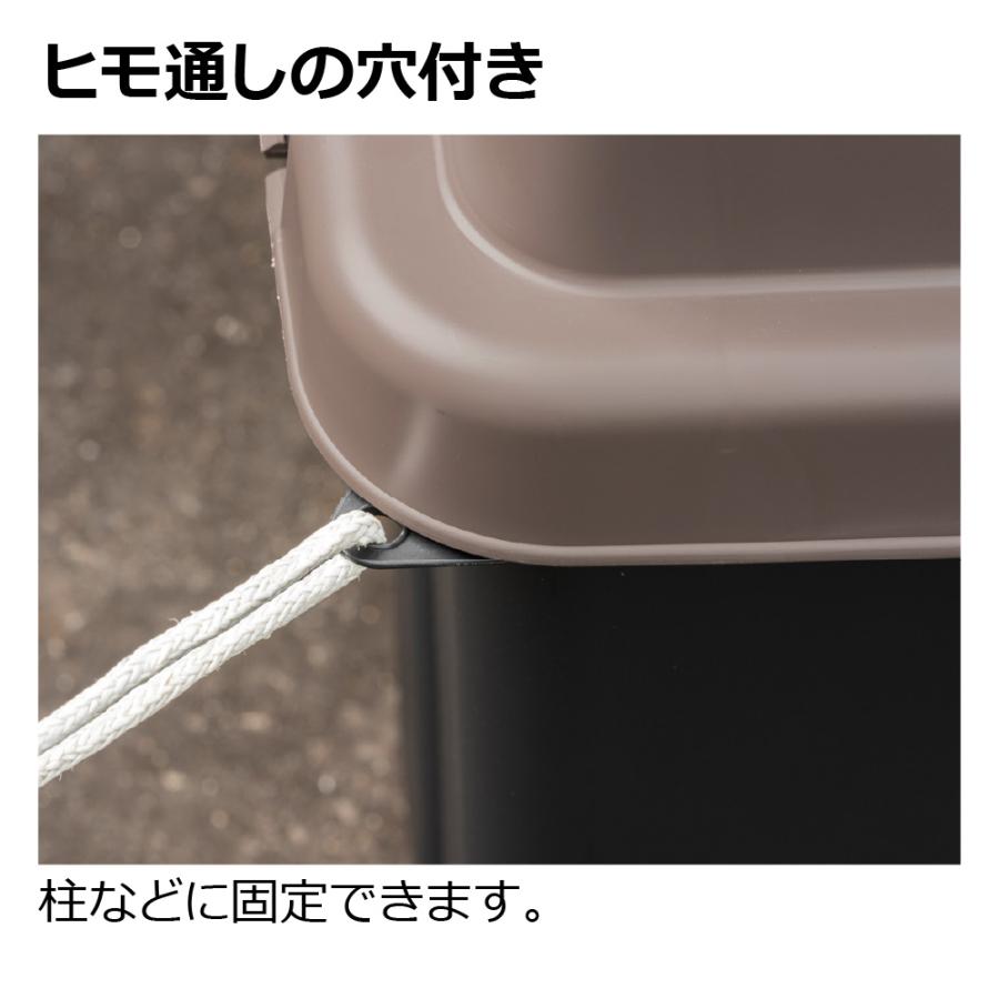 ゴミ箱 屋外 大容量 屋外ストッカー R220(3P) リッチェル 220L 大型 ダストボックス 分部 収納庫 保管庫 | リッチェル | 07