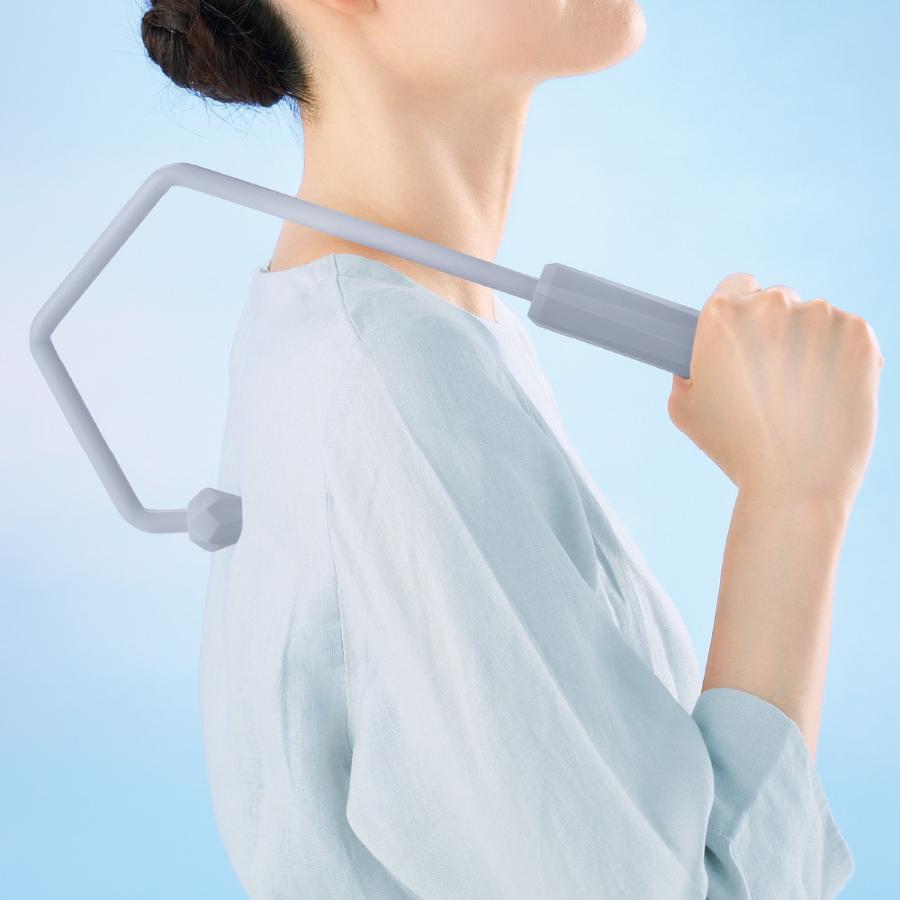 マッサージ器 キカケア ショルダーロングN リッチェル 健康器具 ボディケア ツボ押し 肩 背中 肩甲骨 | リッチェル | 03