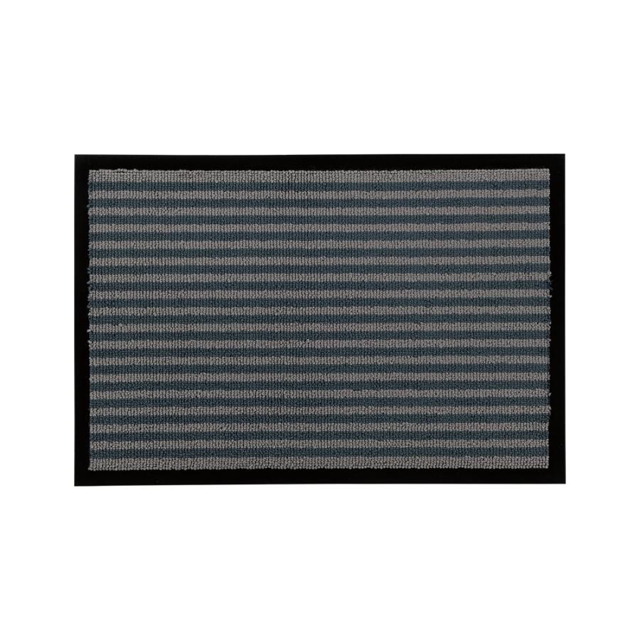 ドアマット 玄関吸水マット SS ボーダー柄 リッチェル 60×40cm 玄関マット 屋外 屋内 給水 泥落とし 滑り止め | リッチェル | 01