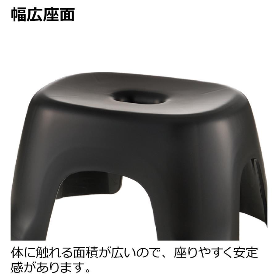 風呂 椅子 ハユール 腰かけ TL ブラック バス チェア おしゃれ  イス カビ 防止 日本製 リッチェル  公式 | リッチェル | 05