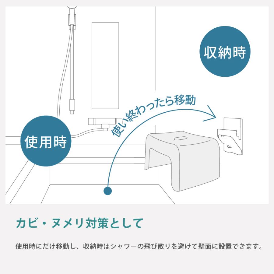 ホバー シールフックマルチホルダー 収納 浴室 ホルダー フック 浮かせる 収納 おしゃれ リッチェル 公式 | リッチェル | 02