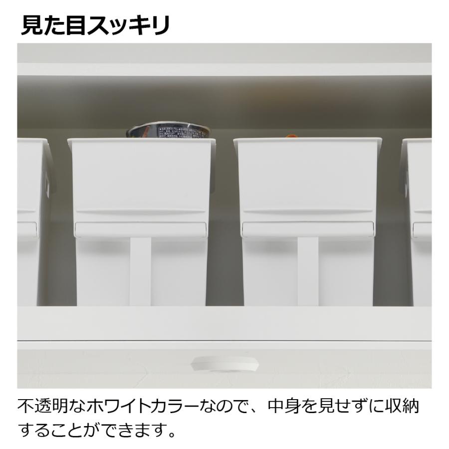 トトノ 吊り戸棚用 マルチストッカー レギュラー 収納 totono 取っ手付き 収納ケース 収納カゴ 雑貨 台所整理 プラスチック リッチェル公式ショップ Richell | リッチェル | 04
