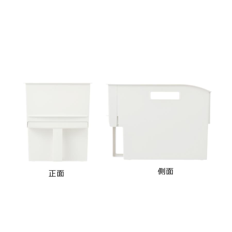 トトノ 吊り戸棚用 マルチストッカー レギュラー 収納 totono 取っ手付き 収納ケース 収納カゴ 雑貨 台所整理 プラスチック リッチェル公式ショップ Richell | リッチェル | 07