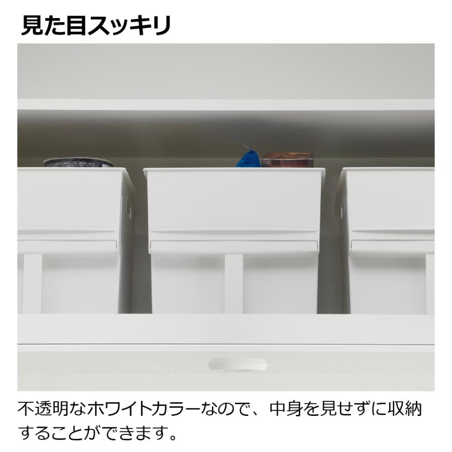 トトノ 吊り戸棚用 マルチストッカー ワイド 収納 totono 取っ手付き 収納ケース 収納カゴ 雑貨 台所整理 プラスチック リッチェル公式ショップ Richell | リッチェル | 04