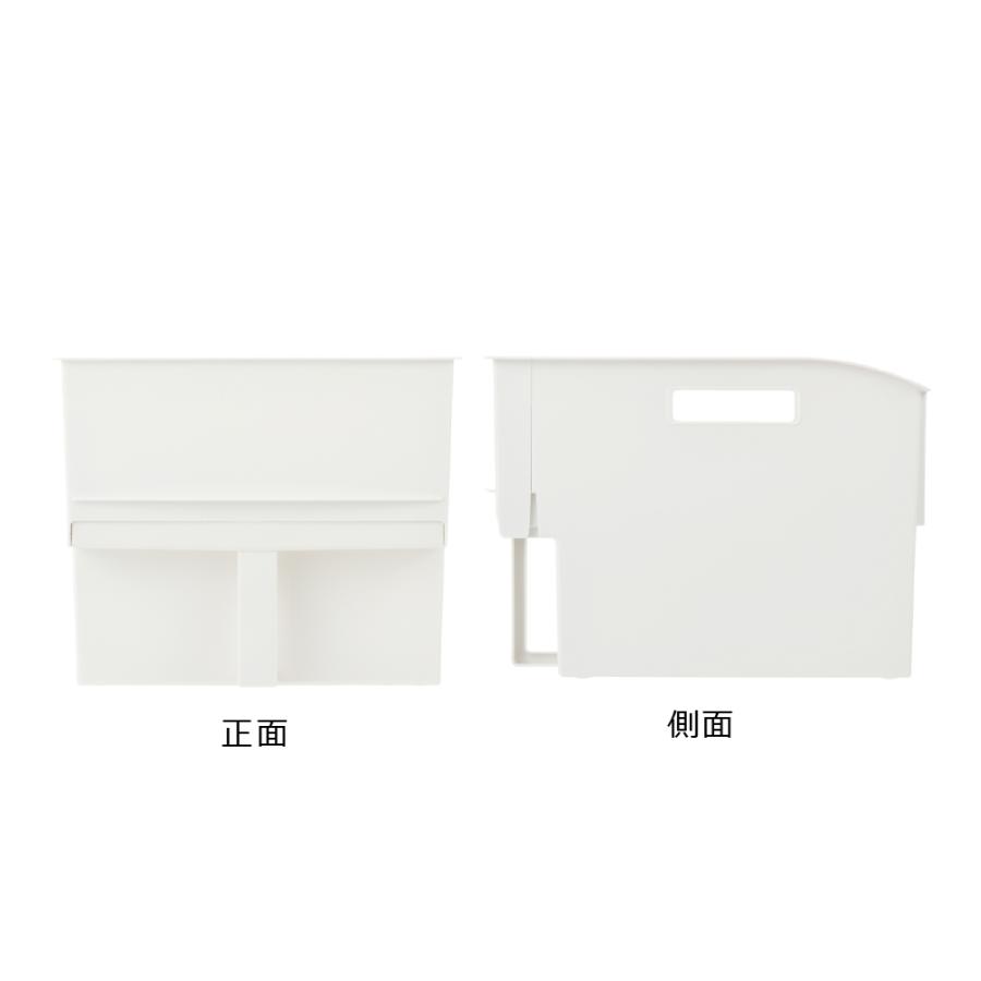 トトノ 吊り戸棚用 マルチストッカー ワイド 収納 totono 取っ手付き 収納ケース 収納カゴ 雑貨 台所整理 プラスチック リッチェル公式ショップ Richell | リッチェル | 07