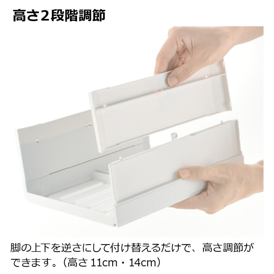 トトノ 吊り戸棚用 食器ストッカー レギュラー 収納 totono 取っ手付き 収納ケース 収納カゴ 雑貨 台所整理 プラスチック リッチェル公式ショップ Richell | リッチェル | 04