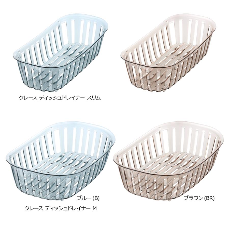 水切り クレース ディッシュドレイナー M リッチェル 水切りラック シンク上 キッチン 台所 | リッチェル | 11