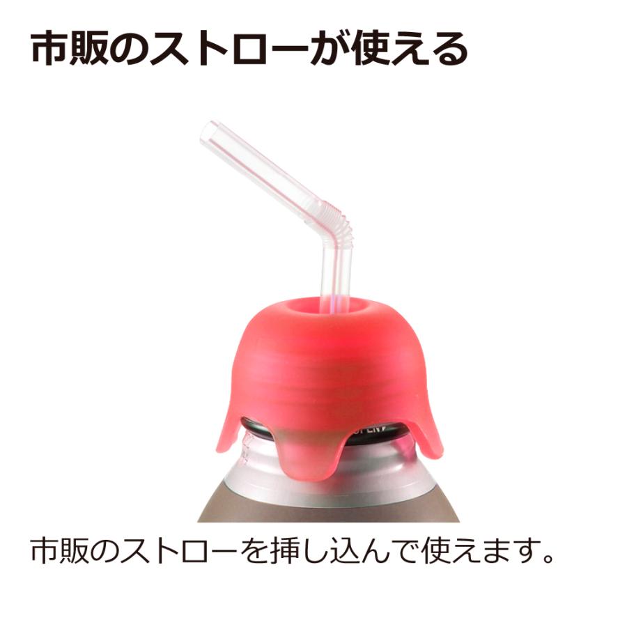 おでかけランチくん ボトル用のびのびストローキャップR リッチェル Richell 公式ショップ | リッチェル | 05