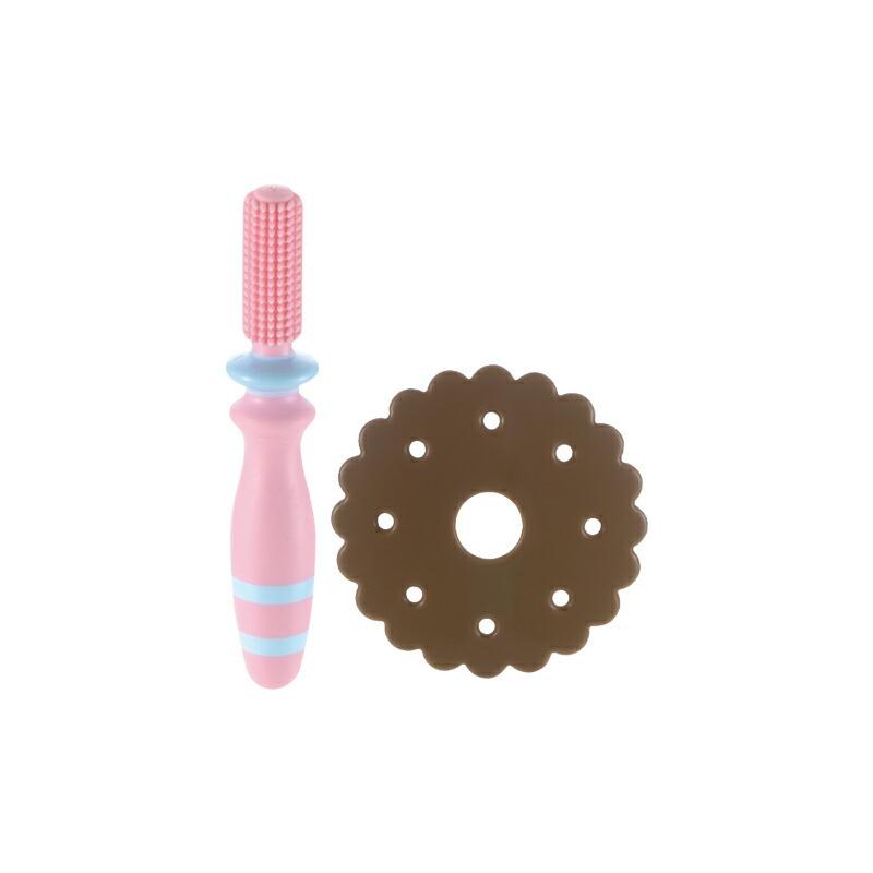 ベビー歯ブラシ トライ こんにち歯ベビーハブラシ リッチェル 乳歯 歯みがき 練習 トレーニング 赤ちゃん | リッチェル | 01